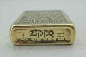 Vintage Gold Zippo Lighter (E 01) Bradford, PA Zippo Lighters: Iconic Windproof Lighters, History & Collectibles Vintage Gold Zippo Lighter (E 01) Bradford, PA | Zippo Lighters: Iconic Windproof Lighters, History & Collectibles