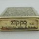 Vintage Gold Zippo Lighter (E 01) Bradford, PA | Zippo Lighters: Iconic Windproof Lighters, History & Collectibles