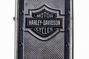 Classic Harley Zippo Lighters: Gold Bar & Shield | Zippo Lighters: Iconic Windproof Lighters, History & Collectibles