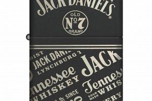 Genuine Jack Daniels Black Matte Zippo Lighter | Zippo Lighters: Iconic Windproof Lighters, History & Collectibles