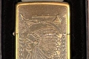 Vintage 1999 Brass Indian Chief Zippo Lighter Zippo Lighters: Iconic Windproof Lighters, History & Collectibles Vintage 1999 Brass Indian Chief Zippo Lighter | Zippo Lighters: Iconic Windproof Lighters, History & Collectibles