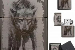 Black Ice Wolf Zippo Lighter Zippo Lighters: Iconic Windproof Lighters, History & Collectibles Black Ice Wolf Zippo Lighter | Zippo Lighters: Iconic Windproof Lighters, History & Collectibles