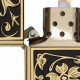 Gold Floral Zippo | Safem Fabrication - Precision Engineering & Custom Manufacturing Solutions