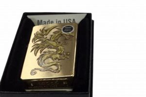 Golden Dragon Zippo Lghter |