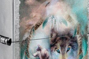 Dream Catcher Wolk Black Zippo Lighter |