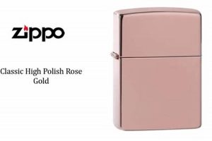 Elegant Gold Zippo Lighter Rose: A Timeless Gift |