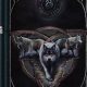 Custom Black Zippo Lighter: Dreamweaver Wolf Design |