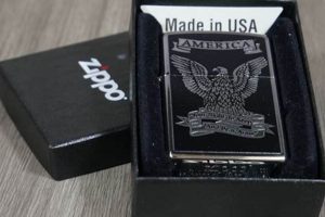 Buy Black Zippo Lighter with Eagle Online | Shop Now |
