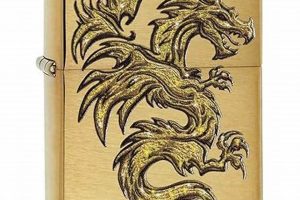 Ann Stokes Brass Dragon Zippo Lighters & Cases |