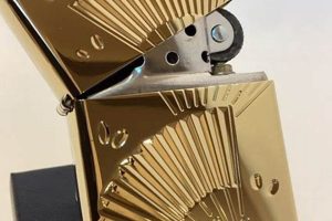Gold Zippo Deco Fan |