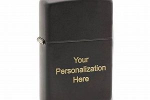 Custom Black Zippo Engraved: Personalized Gifts |