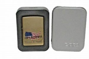 Patriotic 2001 United We Stand Brass Zippo Lighter |