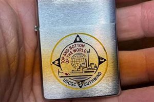 Vintage USCGC Glacier WAGB-4 Zippo Lighter |