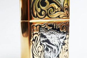 Gold Wolf Zippo |