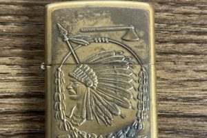 Vintage 2000 Brass Indian Chief Zippo: A Collector's Item |