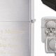 Custom Engraved Skull Zippo Lighters |