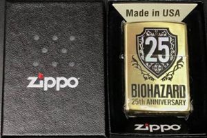 Premium Gold Resident Evil Zippo Lighters |