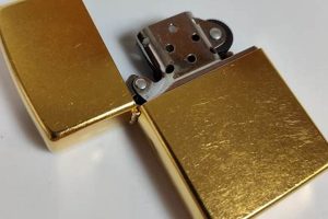 Gold Plated Zippo For Sale |