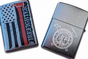 Engraved Firefighter Zippo |