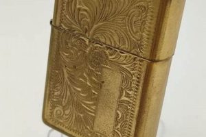 Vintage 1992 Zippo Lighter: Brass Collectible |