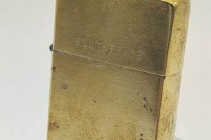 Vintage 1990 Solid Brass Zippo Lighter Collection |