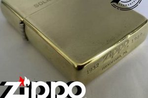Vintage 1989 Solid Brass Zippo Lighter Collection |