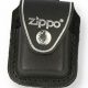 Genuine Black Leather Zippo Pouches & Cases |