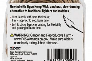 Best Hemp Wick Wrapped Zippo Lighter for Smooth Lighting |