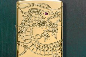 Gold Dragon Zippo |