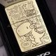 Gold Dinosaur Zippo |