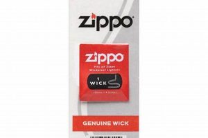 Zippo Wick: Fire at Base Only for Best Burn |