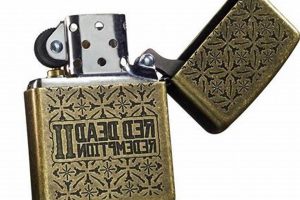 Custom Brass Zippo Lighter: Red Dead Redemption Edition |