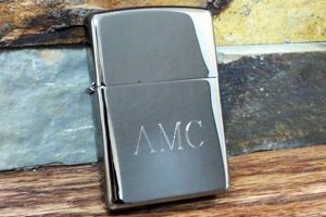 Personalized Black Ice Zippo Engraving & Design |
