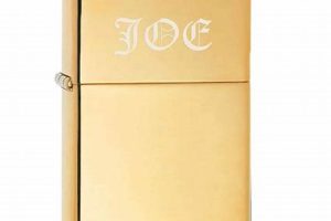 Custom Brass Zippo Lighter Photo Engraving Services |