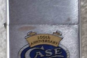 Rare Case: 100th Anniversary Zippo (1889-1989) |