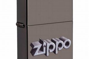 Custom Black Ice Zippo Lighters | Logo Engraving |
