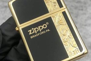 Eccentric Zippo Gold Plated |