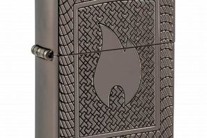 Black Ice Armor Zippo |