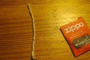 Diy Zippo Wick |