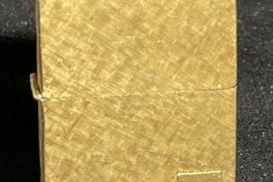 Collectible Gold Zippo E18: Brand New & Unused |