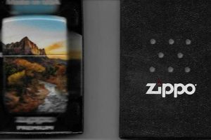 Brand New Never Been Used Gold Zippo E 18 |