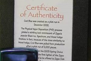 Buy Cool Blue Zippo Lighters | For Sale |