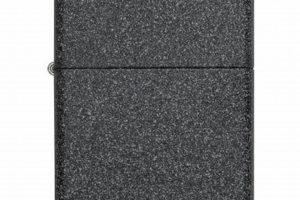 Black And Silver Zippo |