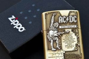 Authentic AC/DC Zippo Cases & Lighters |