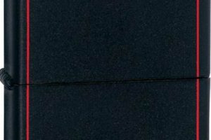 Black And Red Zippo |