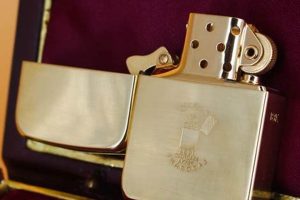 18k Gold Zippo Signet 18k Gold Zippo Signet |