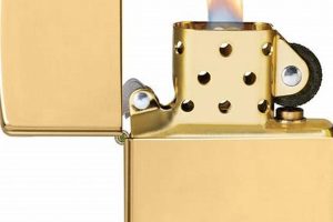 18k Gold Zippo Lighter |