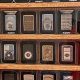 Showcase 25 Zippo Lighters in Oak Cabinet Display |