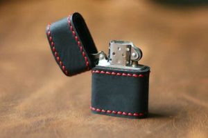 Amazon Black Zippo Leather Holder |