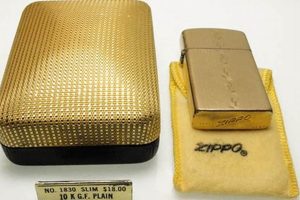 10k Gold Zippo |